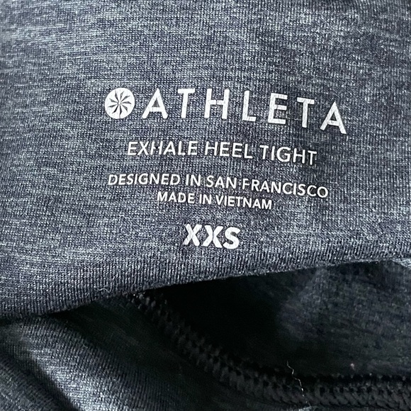 Athleta Exhale Stash Pocket Heel Tight in SoftLuxe Navy Blue  - 36295 - Picture 12 of 13